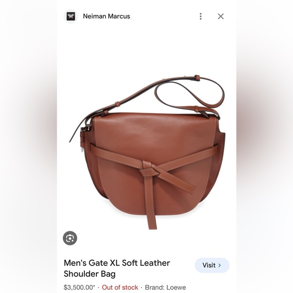 Extremely Rare!!! Loewe Gate XL Cognac Bag - Picture 13 of 13